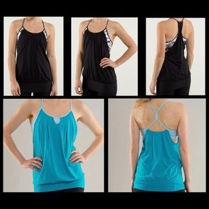 Lululemon No Limits & Let It Loose Tanks LOT sz 6